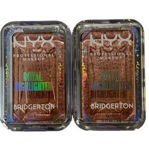 NYX Professional Makeup Bridgerton Royal Highlighter Buttermelt Iridescent Peach